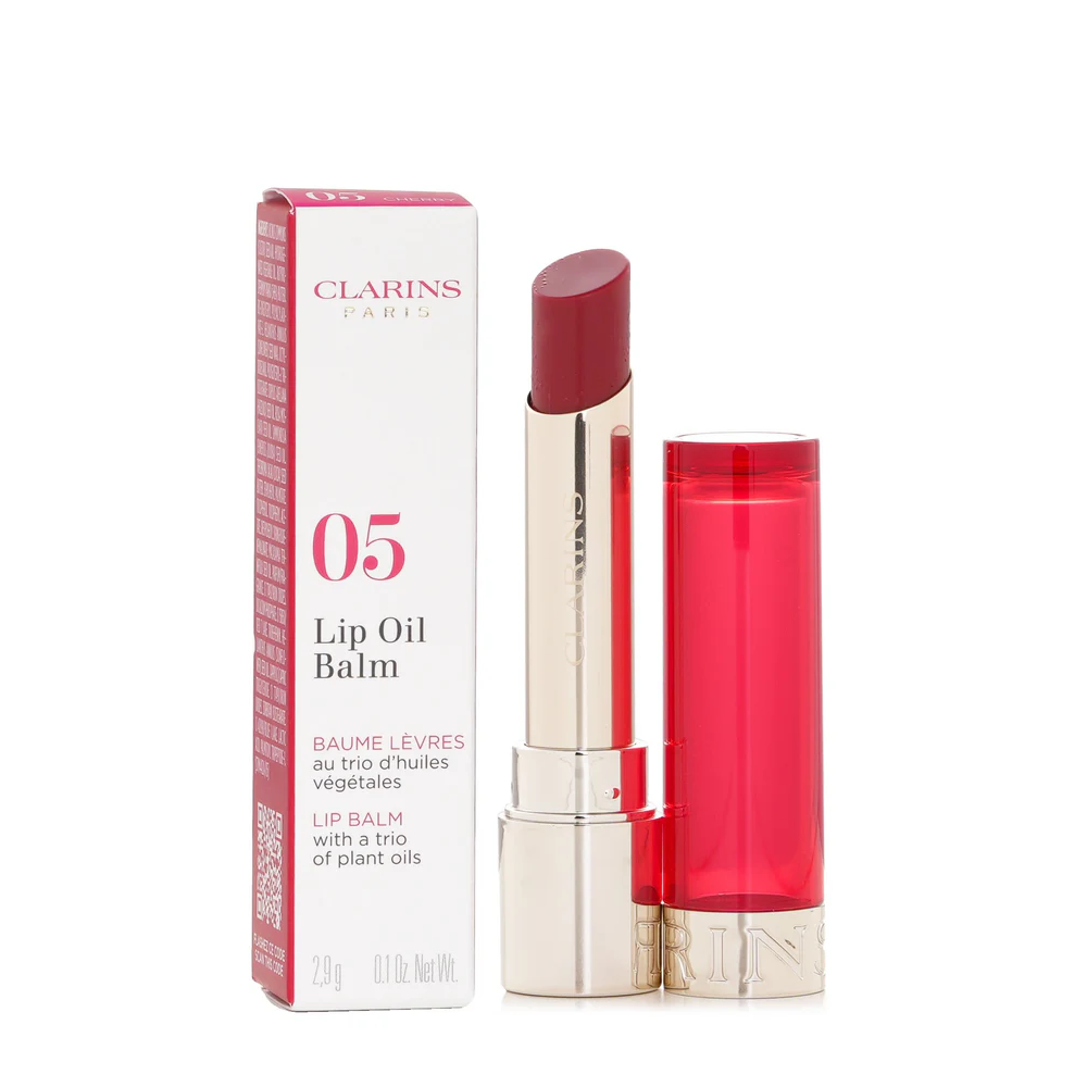 Clarins Lip Oil Balm 2.9g #05 Cherry ,Clarins Lip Oil Balm ราคา , Clarins Lip Oil Balm รีวิว , Clarins , Clarins ลิป